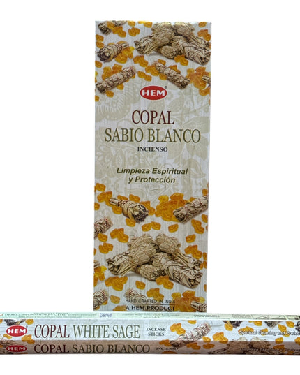 Bețișoare parfumate HEM 6/set COPAL WHITE SAGE