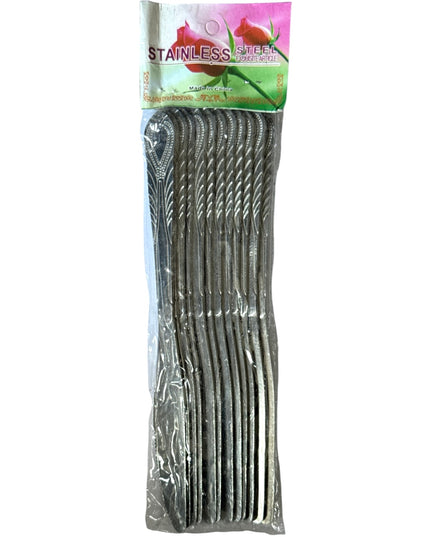 Cuțite de masă 12/set model clasic gravat 21x2cm