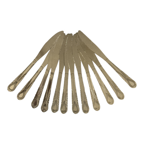 Cuțite de masă 12/set model clasic gravat 21x2cm