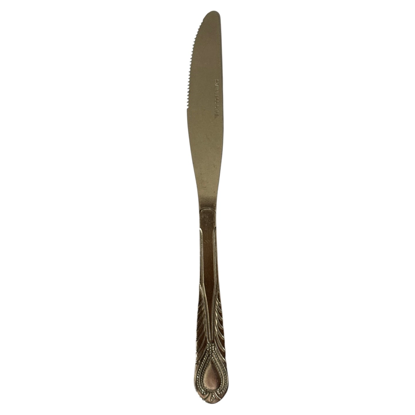 Cuțite de masă 12/set model clasic gravat 21x2cm