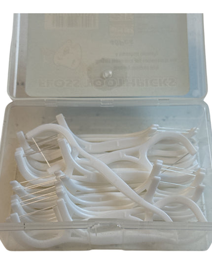 Scobitori cu Ață Dentară 6 cutii/set