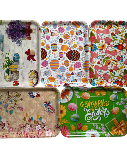 Tavă plastic Paște 36x26cm