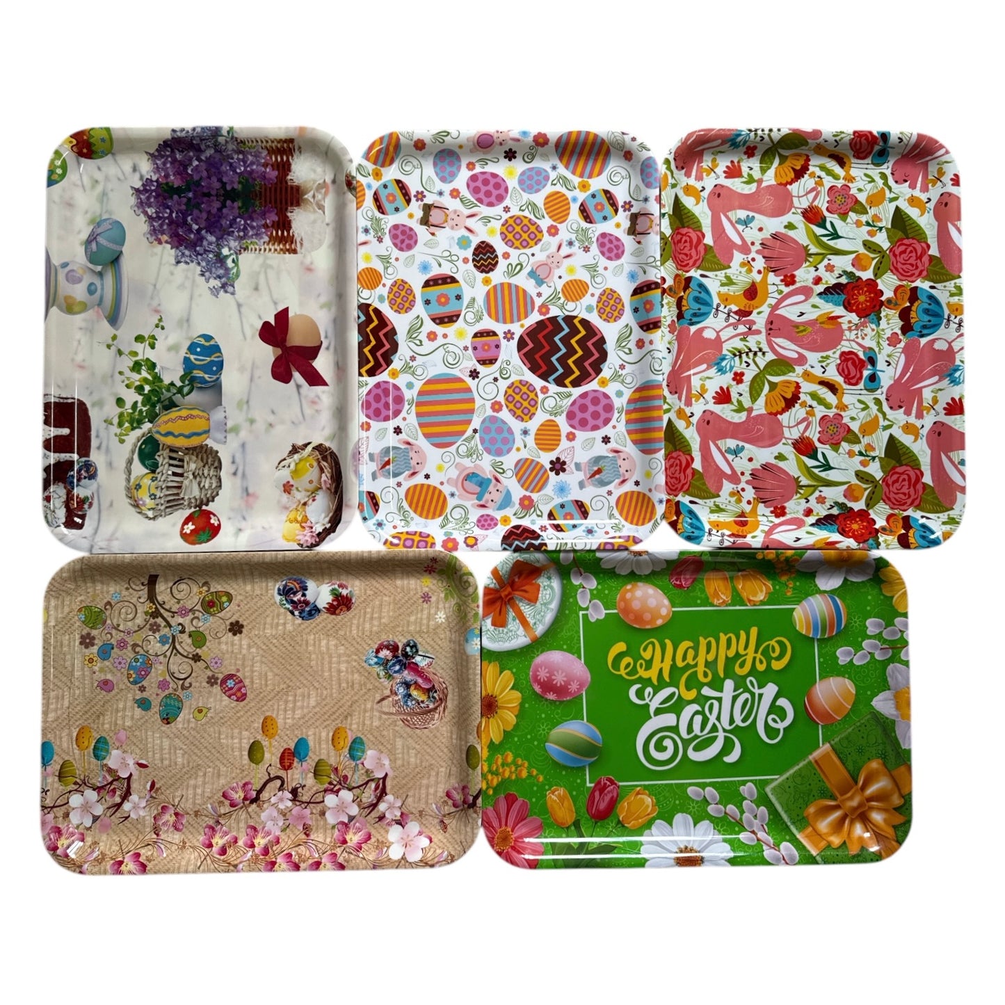 Tavă plastic Paște 36x26cm