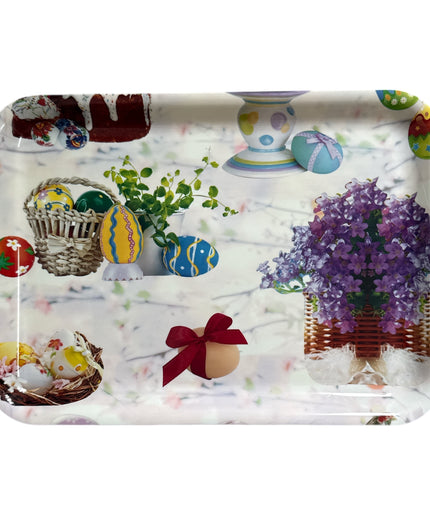 Tavă plastic Paște 36x26cm