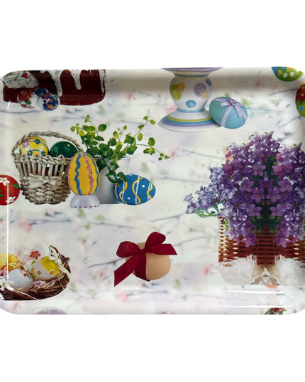 Tavă plastic Paște 36x26cm