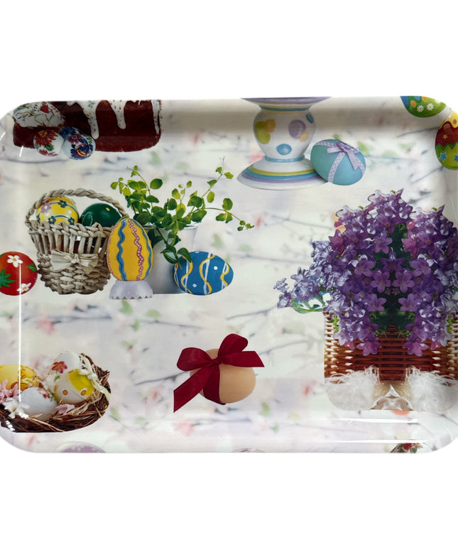 Tavă plastic Paște 36x26cm
