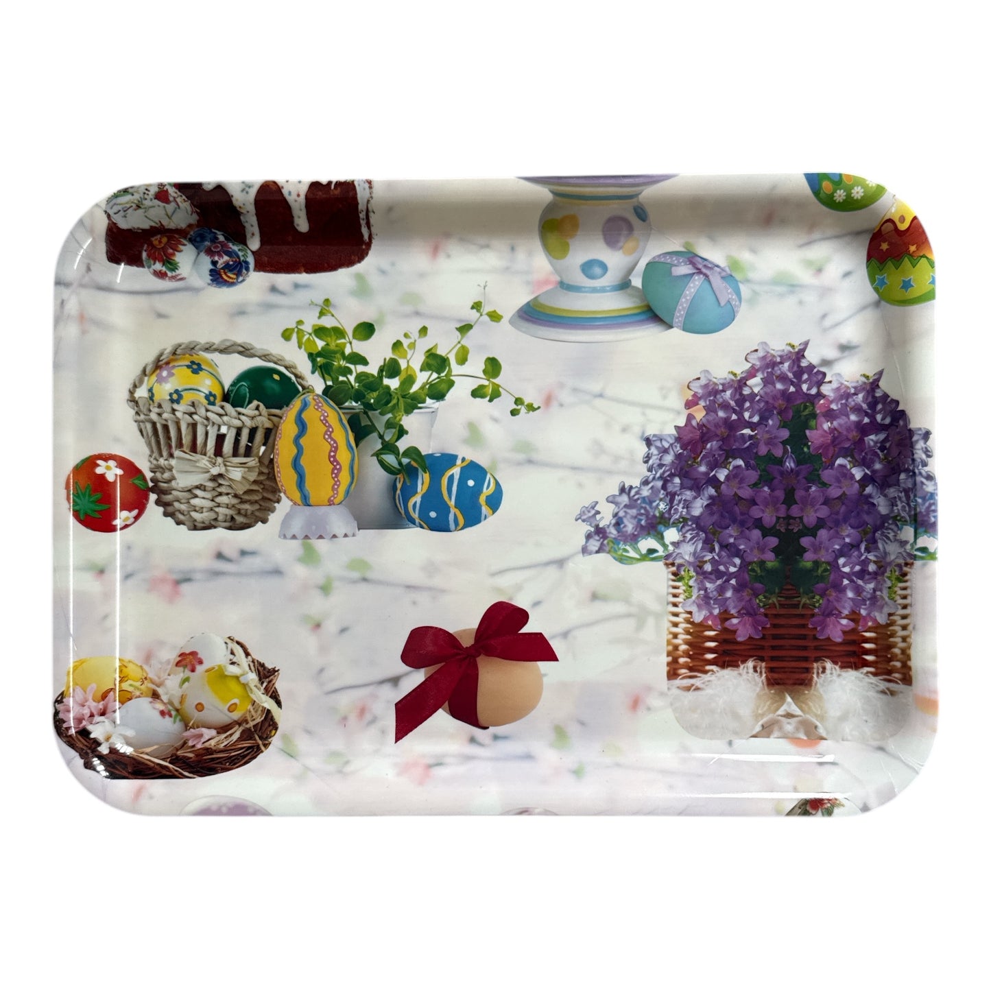 Tavă plastic Paște 36x26cm