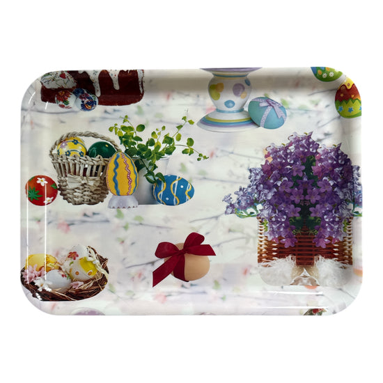 Tavă plastic Paște 36x26cm