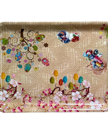 Tavă plastic Paște 36x26cm