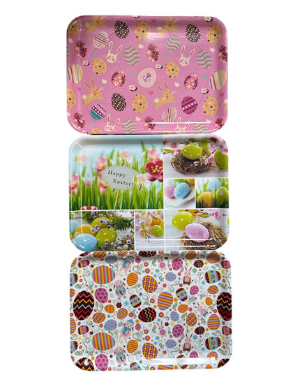 Tavă plastic Paște 44x32cm
