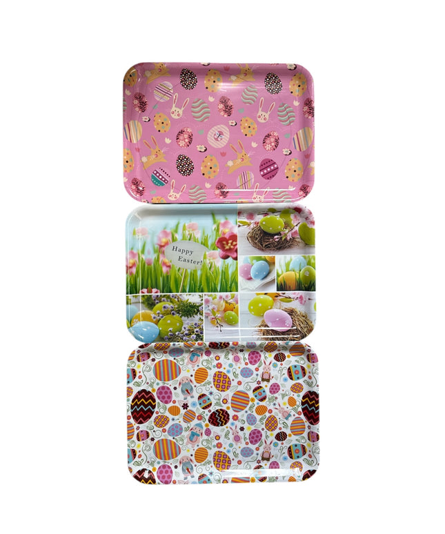 Tavă plastic Paște 44x32cm