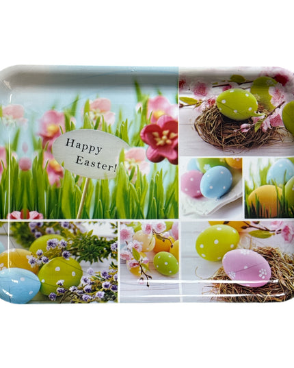 Tavă plastic Paște 44x32cm