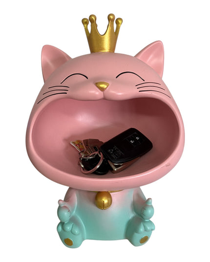 Pisică decor suport chei 26cm 1218