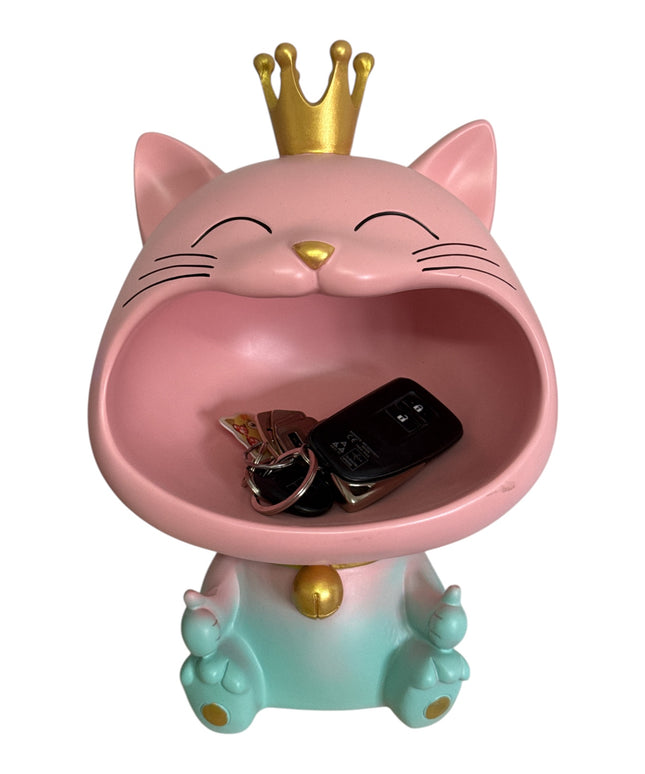 Pisică decor suport chei 26cm 1218