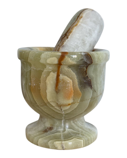 Mojar cu pistil din ONIX , 7,5cm x 7,5cm