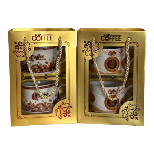 Set cadou 2 cești cu linguriță Coffe