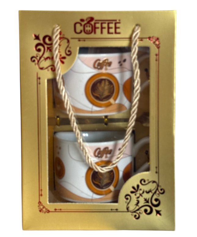Set cadou 2 cești cu linguriță Coffee