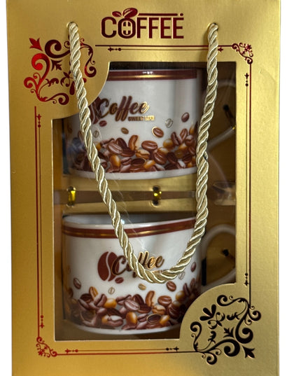 Set cadou 2 cești cu linguriță Coffee