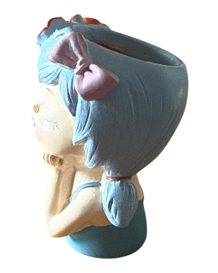 Ghiveci Decorativ în Formă de Fetiță 10cm