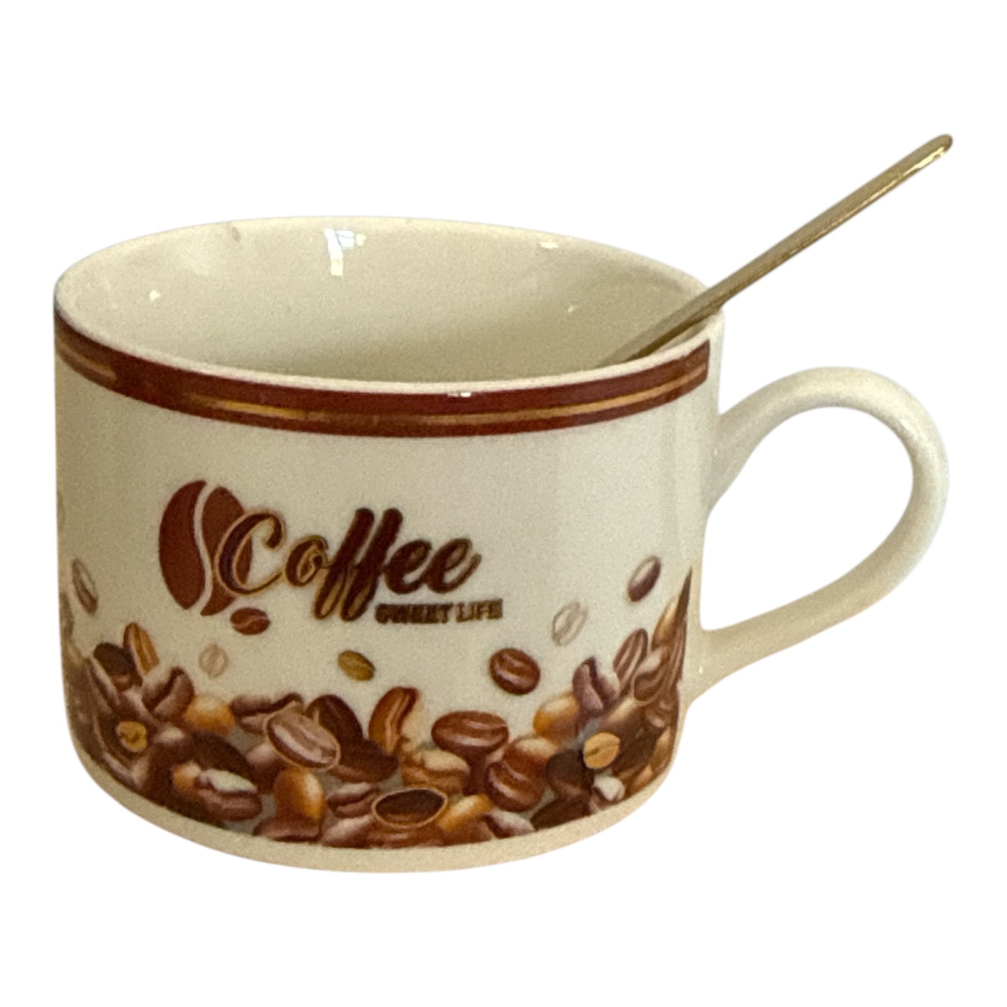 Set cadou 2 cești cu linguriță Coffe