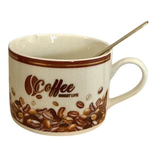 Set cadou 2 cești cu linguriță Coffe
