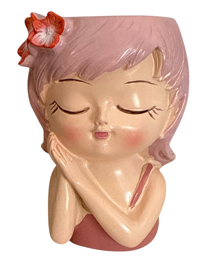 Ghiveci Decorativ în Formă de Fetiță 15cm