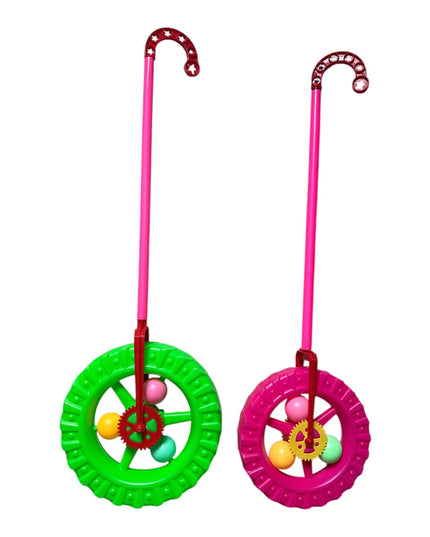 Roată de Împins cu Bile Colorate 20x70cm