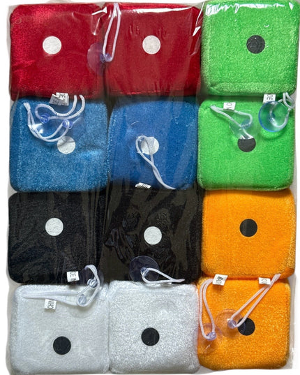 Zaruri plușate colorate 12/set 6cm