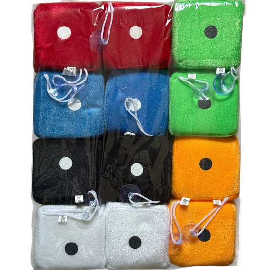 Zaruri plușate colorate 12/set 6cm