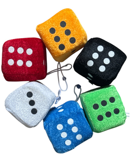 Zaruri plușate colorate 12/set 6cm