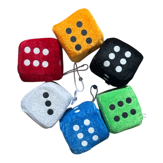 Zaruri plușate colorate 12/set 6cm