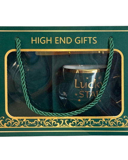 Set cadou ceașcă și farfurie cu linguriță AB032