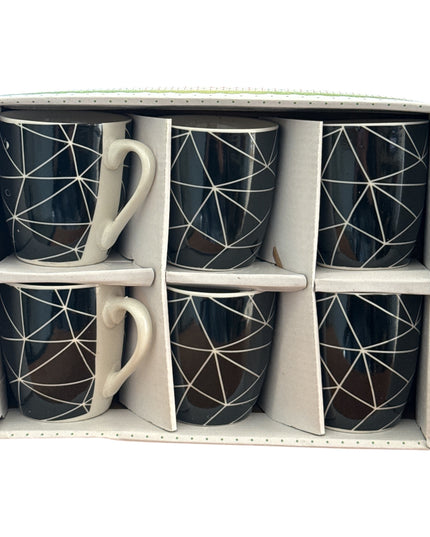 Set cadou 6 căni ceramică Color