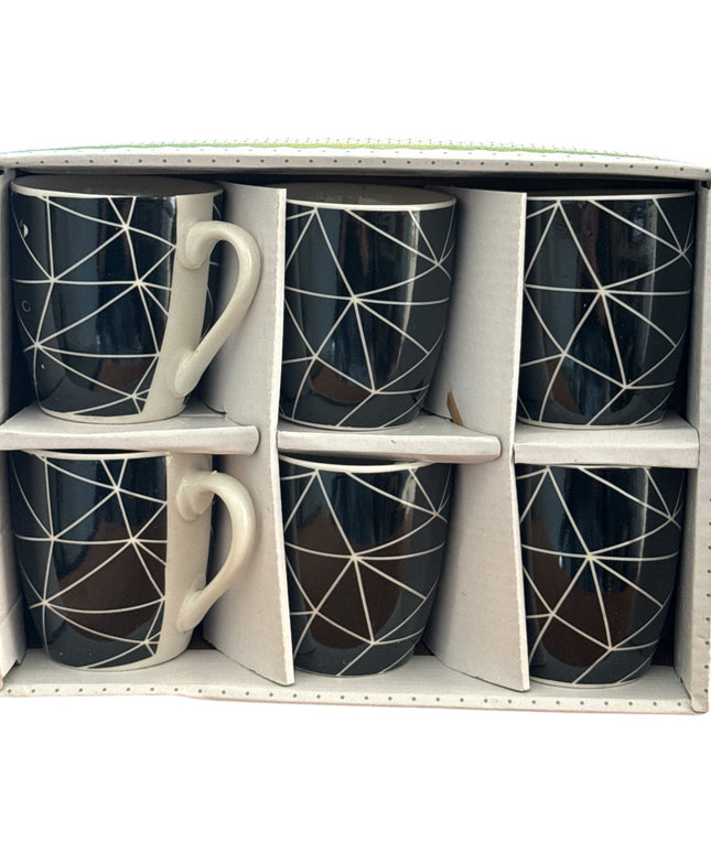 Set cadou 6 căni ceramică Color