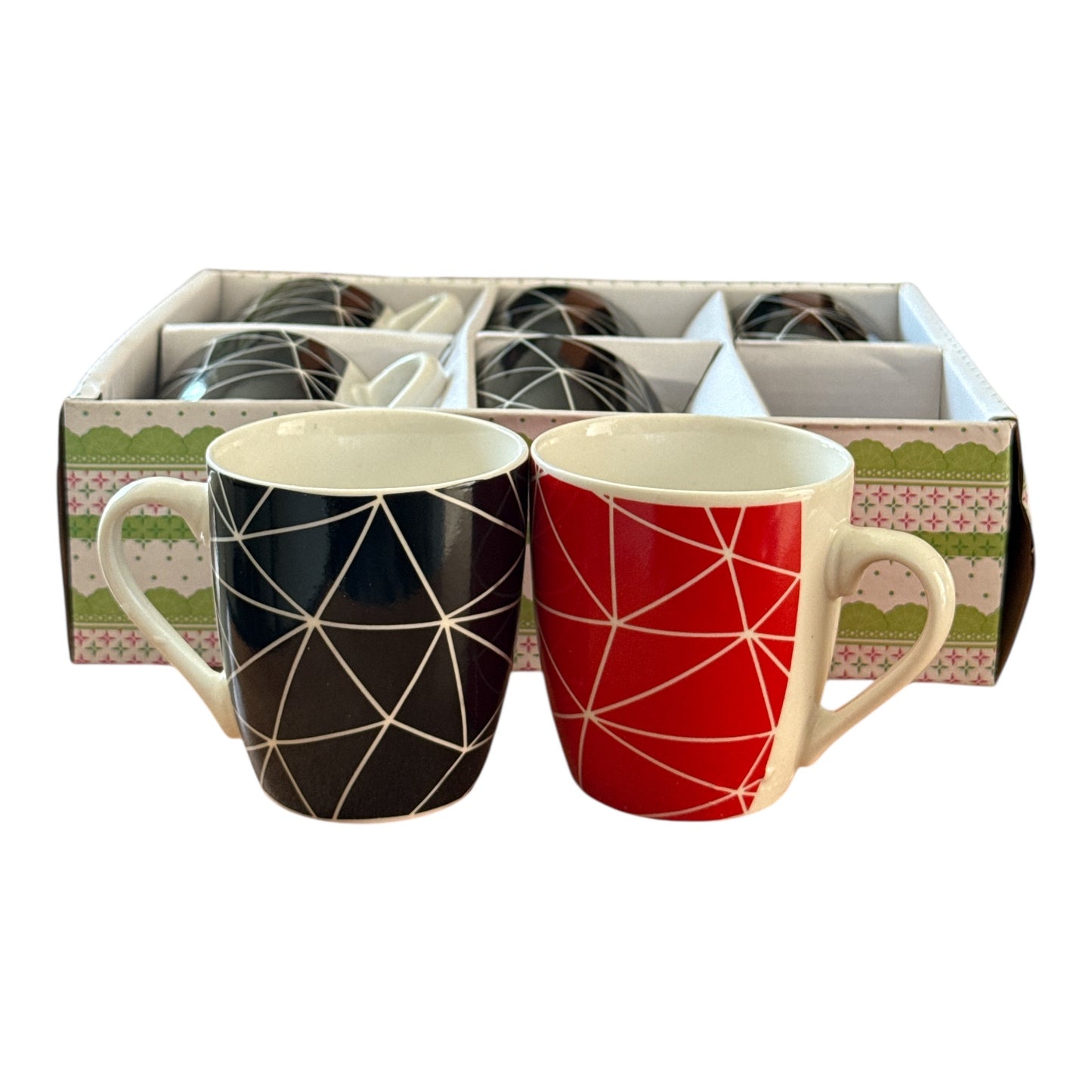 Set cadou 6 căni ceramică Color