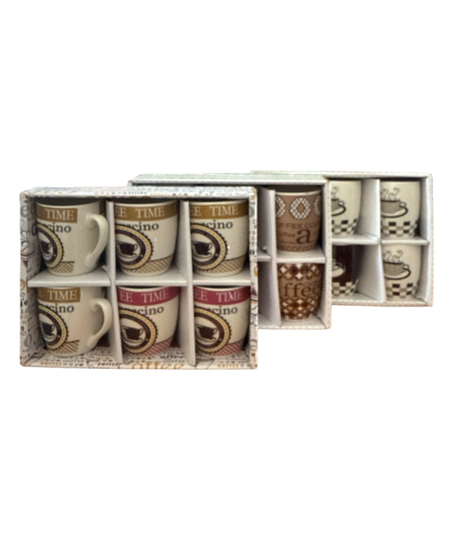 Set cadou 6 căni ceramică Coffee