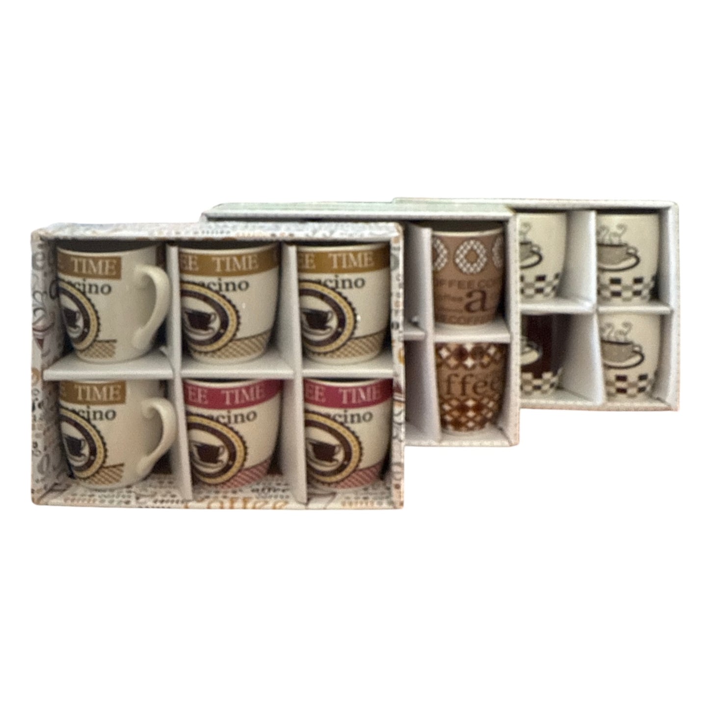 Set cadou 6 căni ceramică Coffee