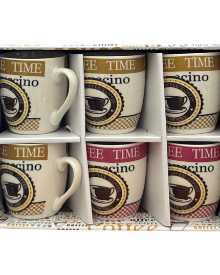 Set cadou 6 căni ceramică Coffee