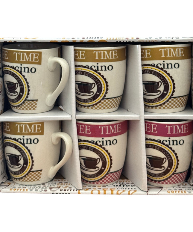 Set cadou 6 căni ceramică Coffee