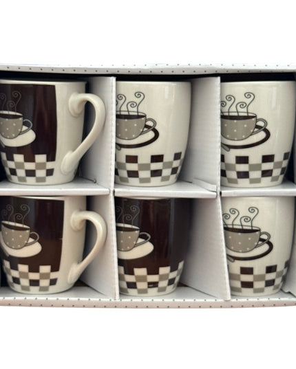 Set cadou 6 căni ceramică Coffee