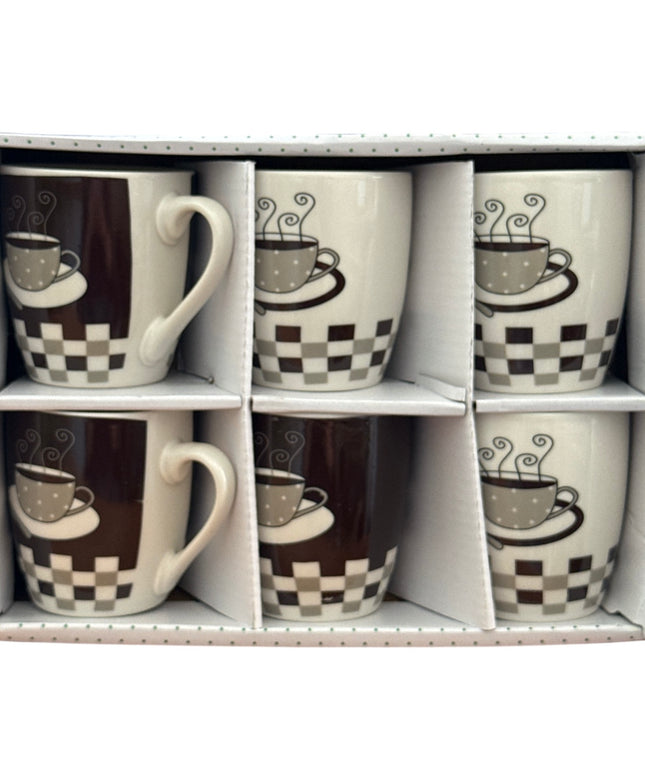 Set cadou 6 căni ceramică Coffee