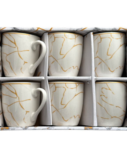 Set cadou 6 căni ceramică Color