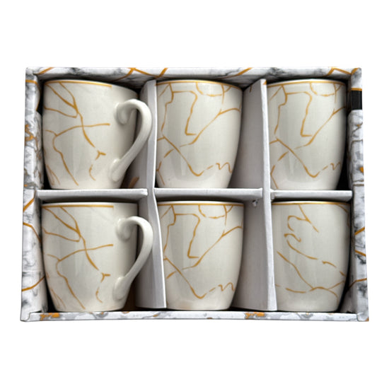 Set cadou 6 căni ceramică Color