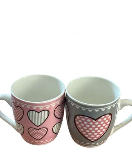 Set cadou 6 căni ceramică Inimă