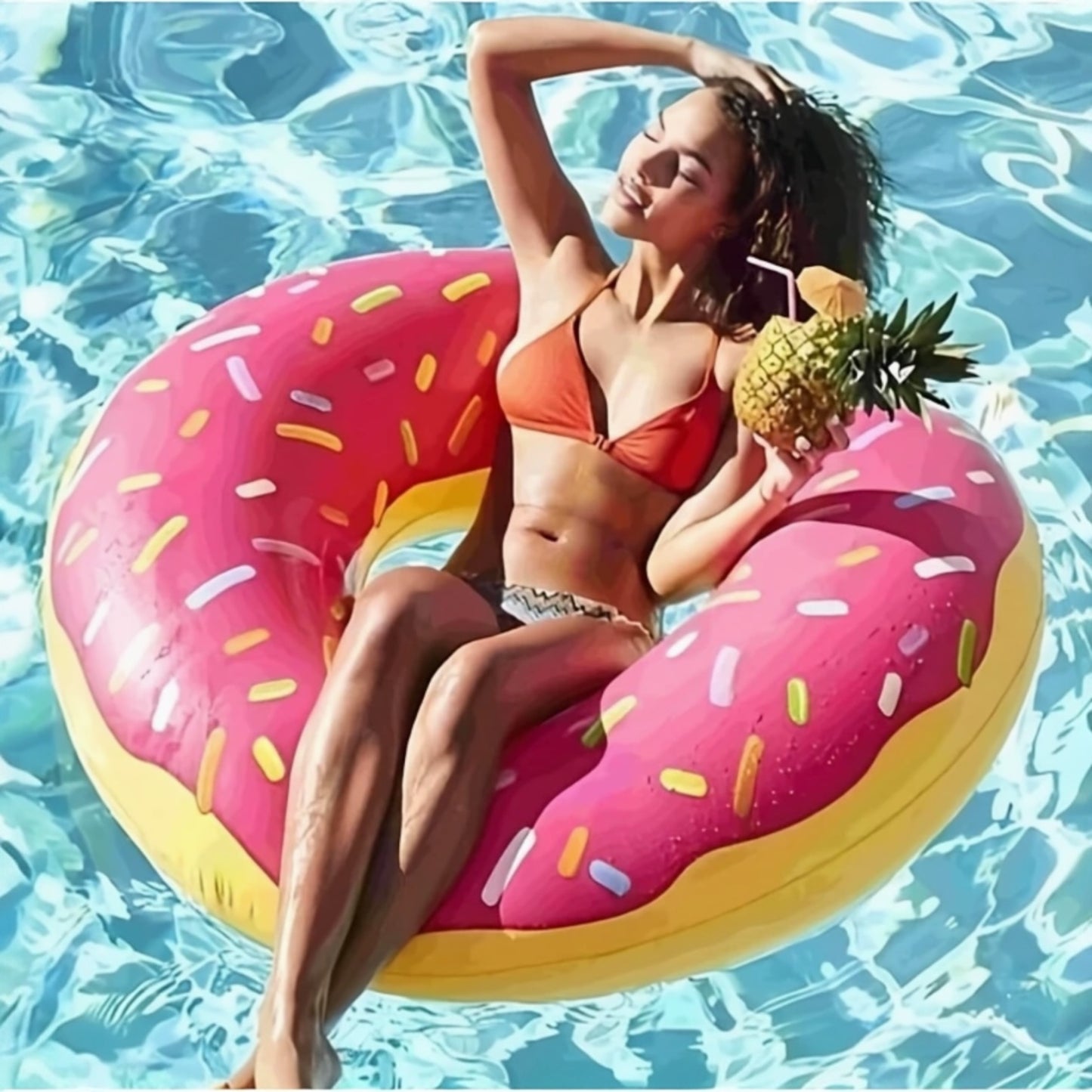 Colac gonflabil Donut 70cm