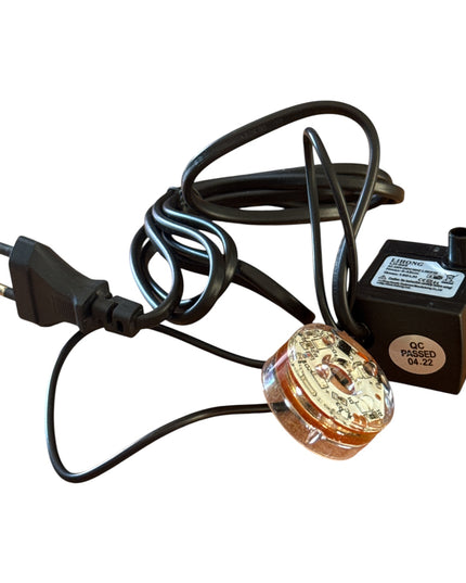 Pompă cu LED submersibilă pentru fântână decorativă – 2.5W, 150L/h