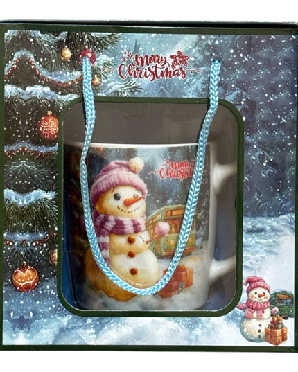 Set cadou cană cu linguriță Crăciun ZH278