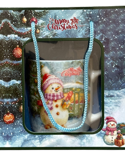Set cadou cană cu linguriță Crăciun ZH278