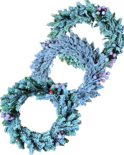 Coroniță ușă brad artificial 30cm