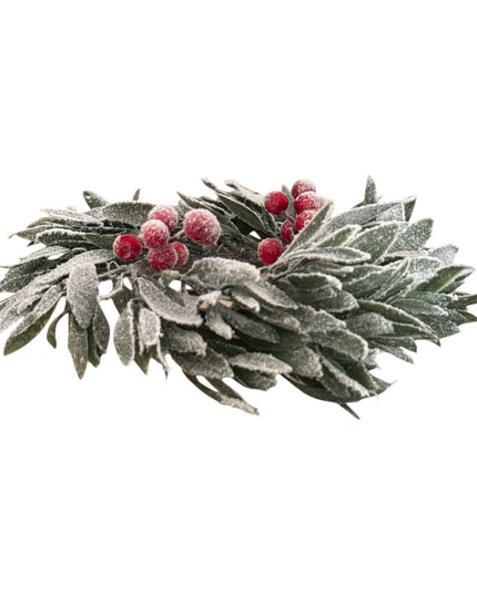 Coroniță ușă brad artificial 20cm